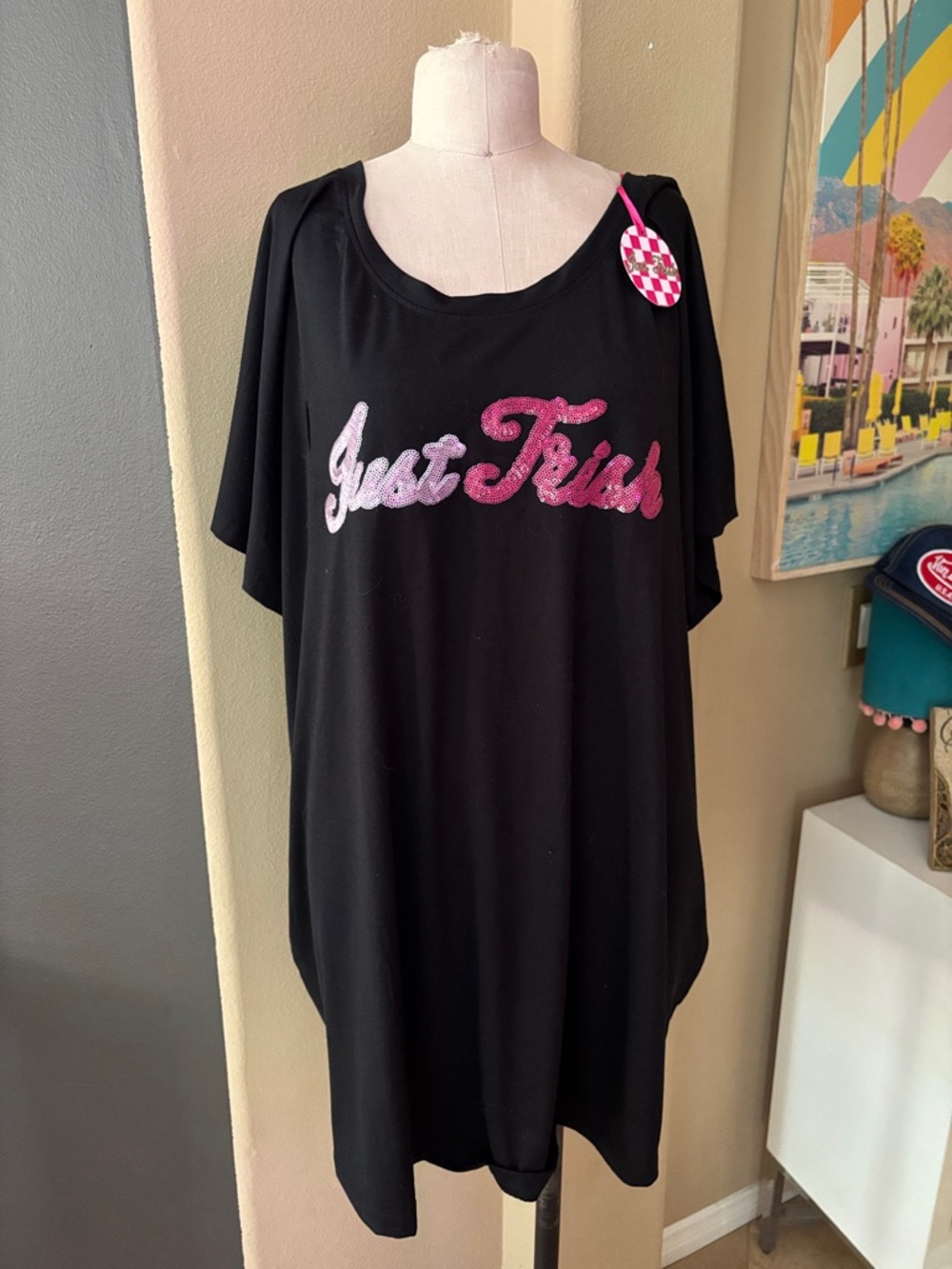 Just Trish Sequin Merch NWT
